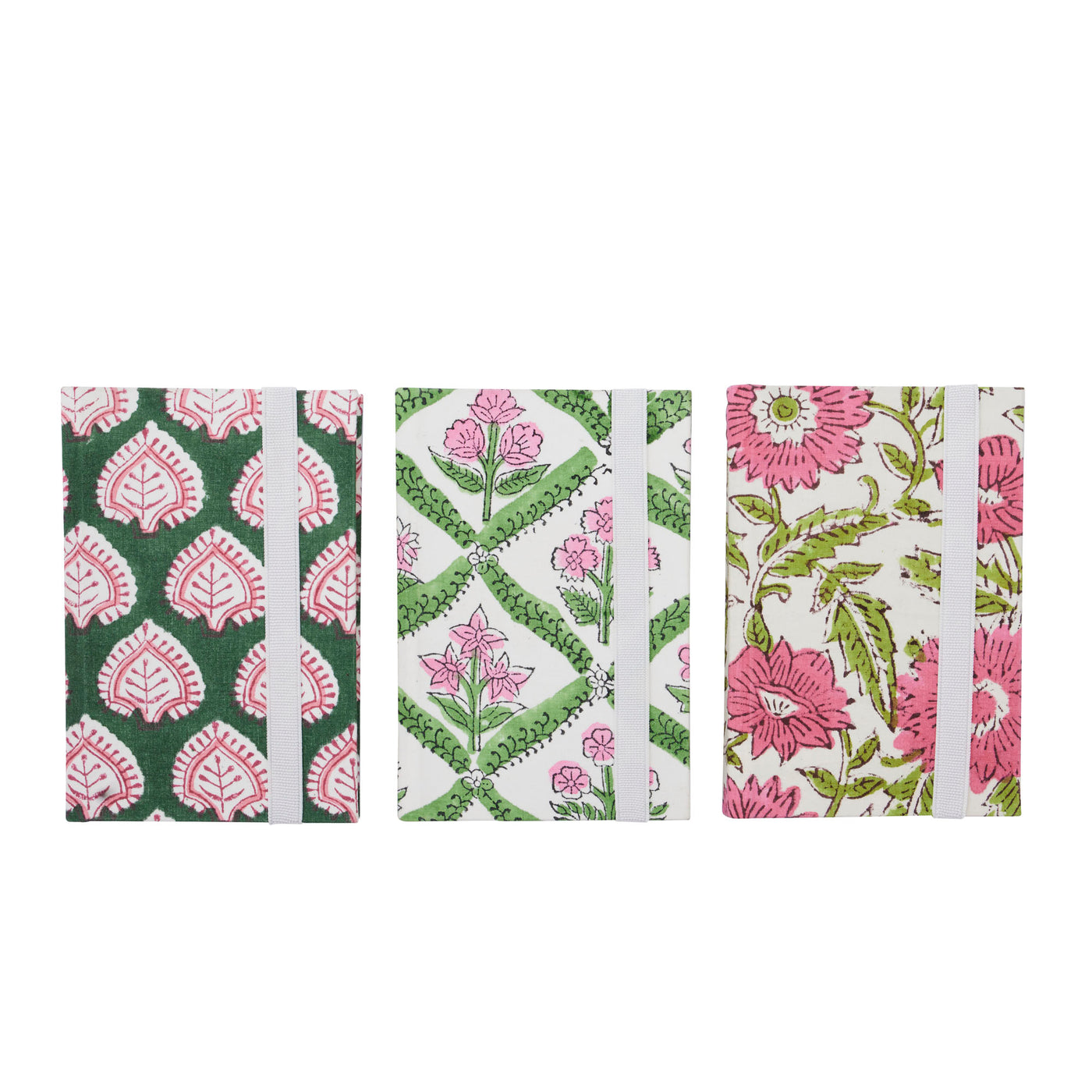 Amisha Notebook 3 Assort Pink/Green