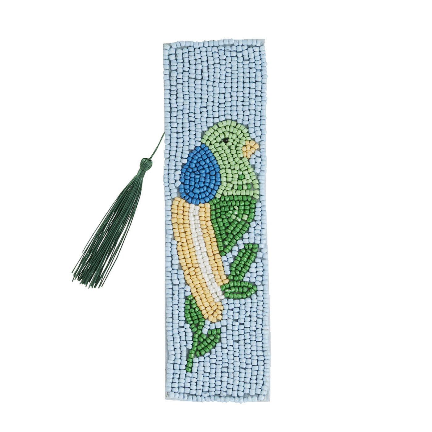 Bluebell Beaded Bookmark Blue