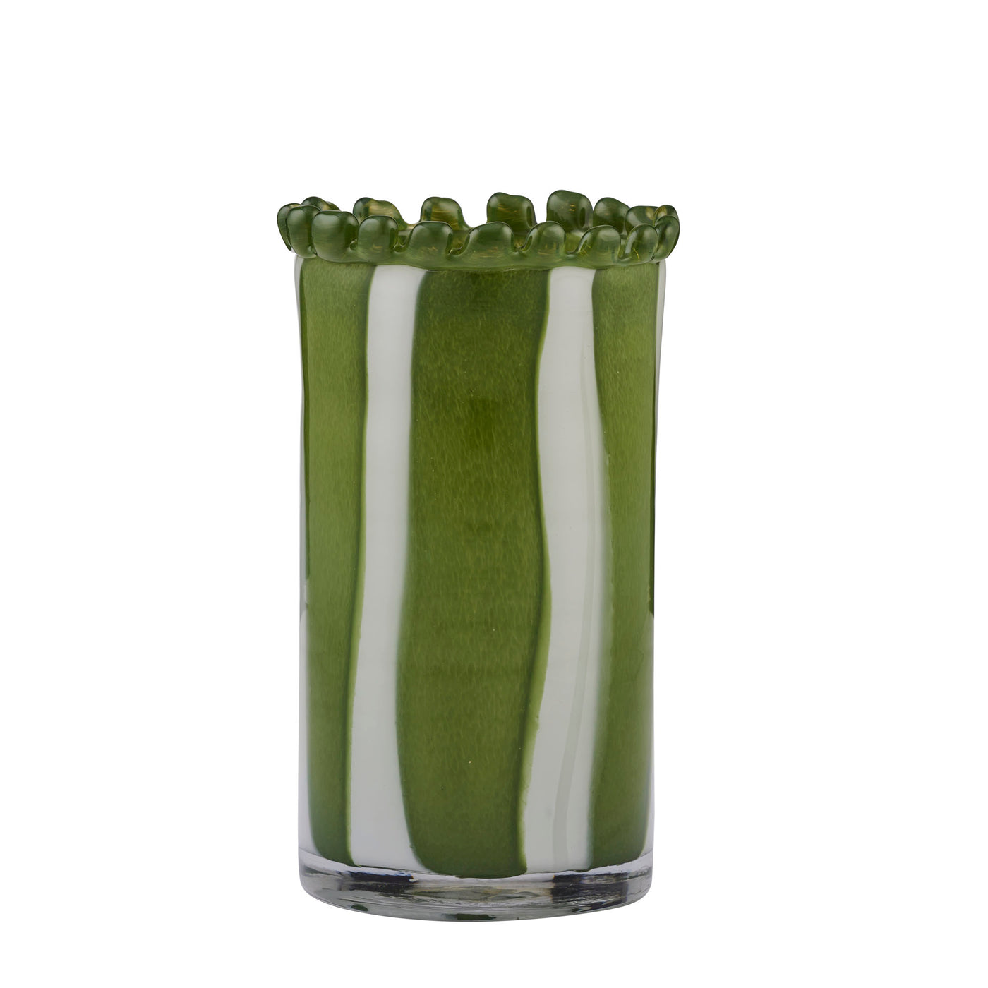 Pettine Glass Vase Green
