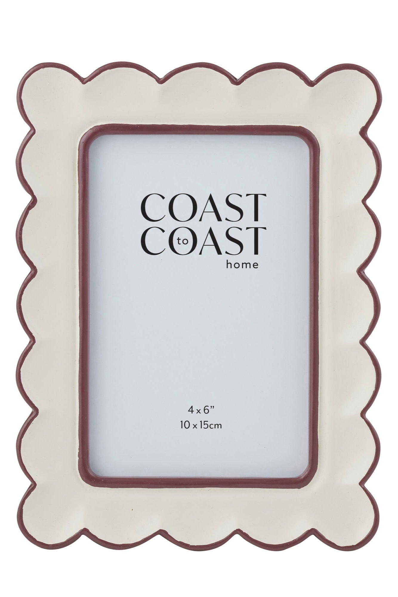 Ana Resin Frame Ivory/Russett 6 x 4
