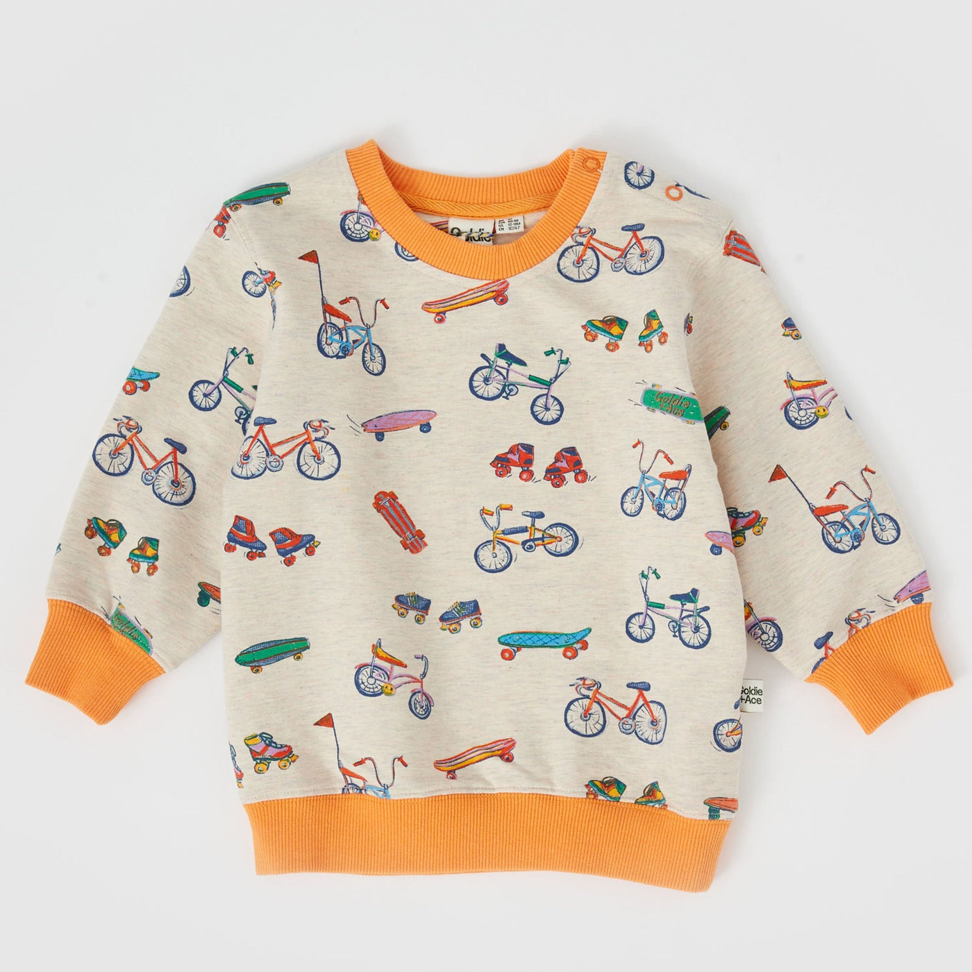 Goldie + Ace Play All Day Relaxed Terry Sweater