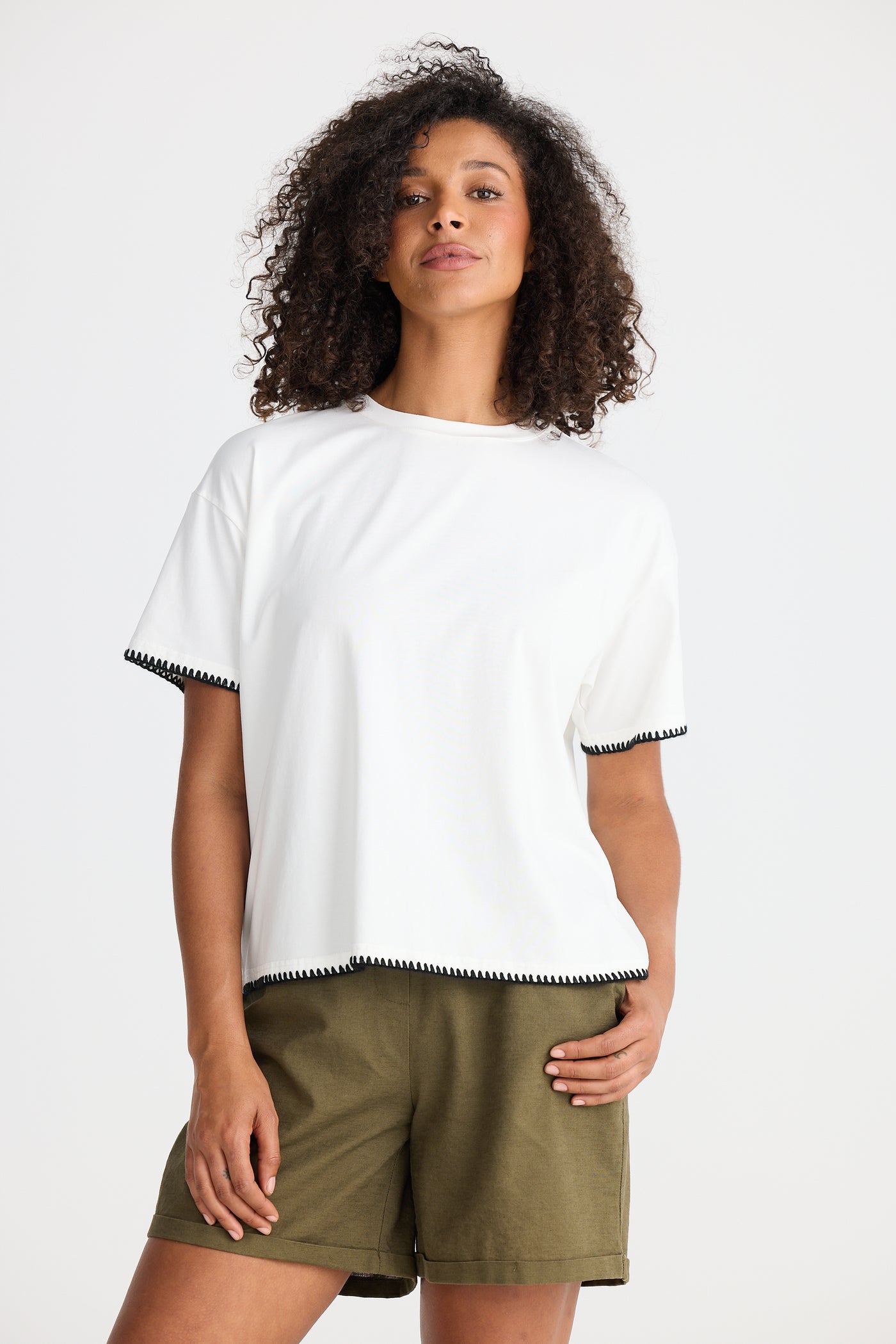 Shanty Sicily White Tee