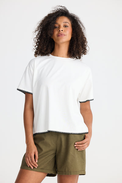 Shanty Sicily White Tee