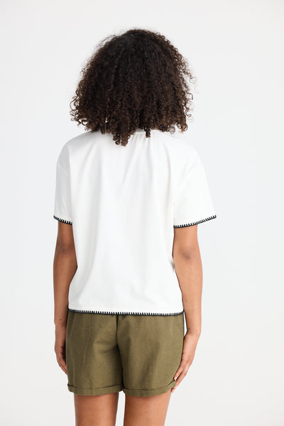 Shanty Sicily White Tee