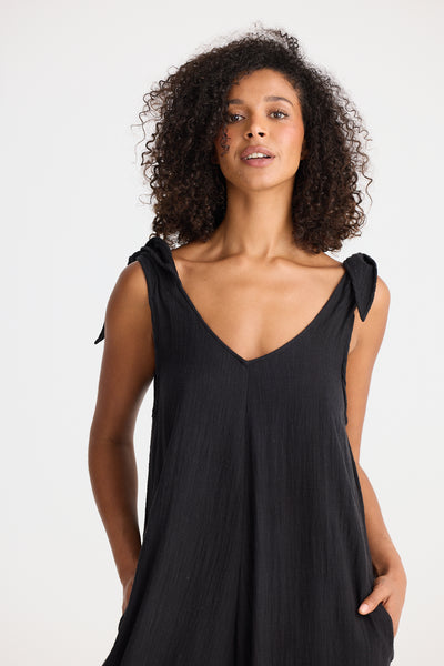 Shanty Sardinia Jumpsuit Black