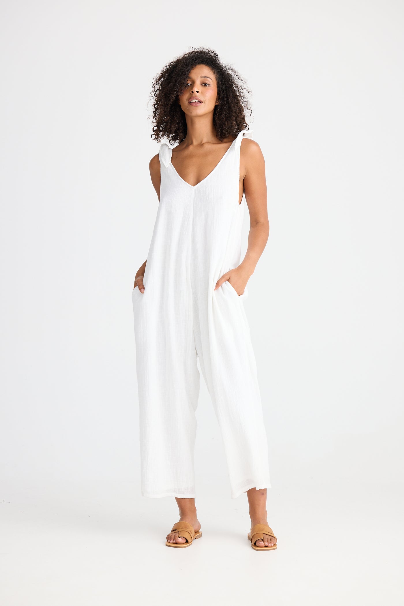 Shanty Sardinia Jumpsuit White
