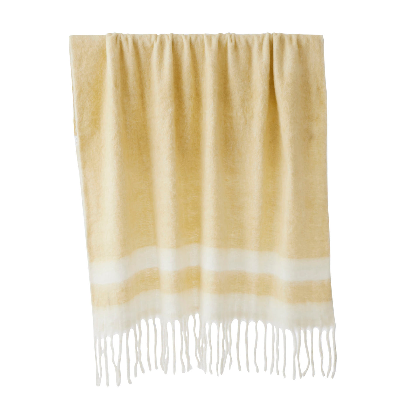 Portia Wool Blend Throw Butter