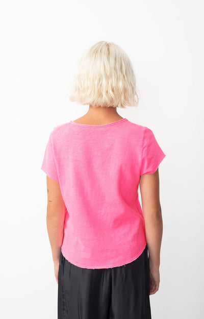American Vintage Sonoma V Neck TShirt Fluro Acid Pick