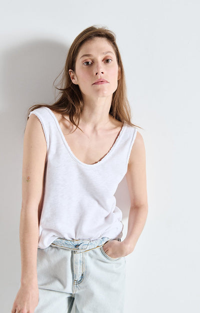 American Vintage Sonoma Tank Top White