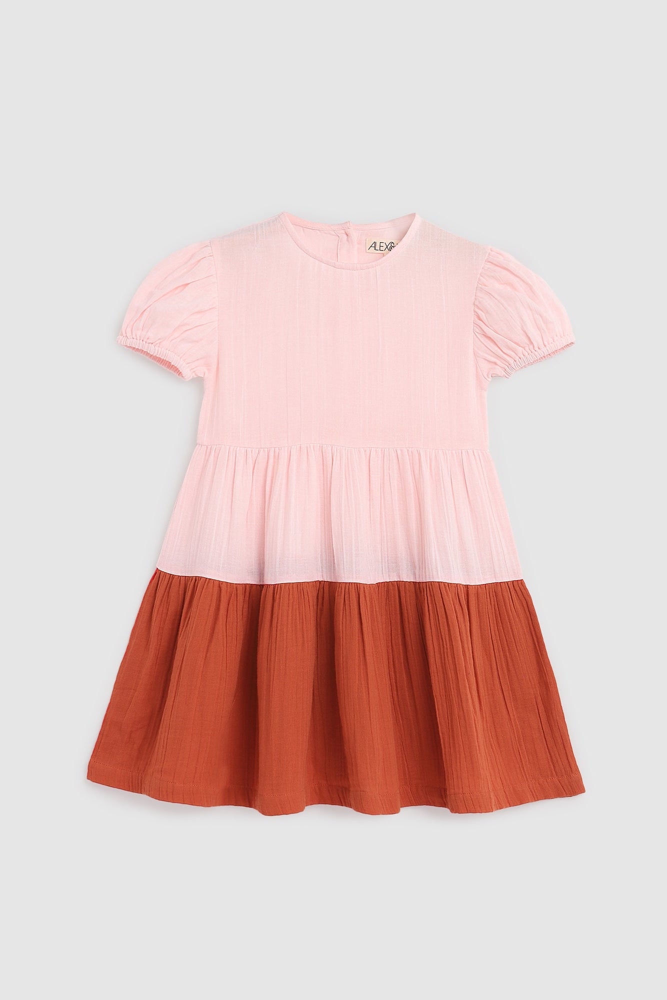 Alex and Ant Clara Dress Petal Pink/Flame Red