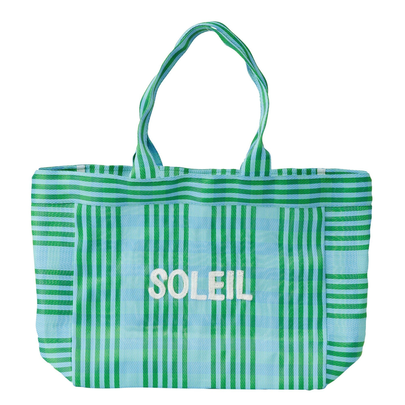 Soleil Recycled Lge Tote  Green