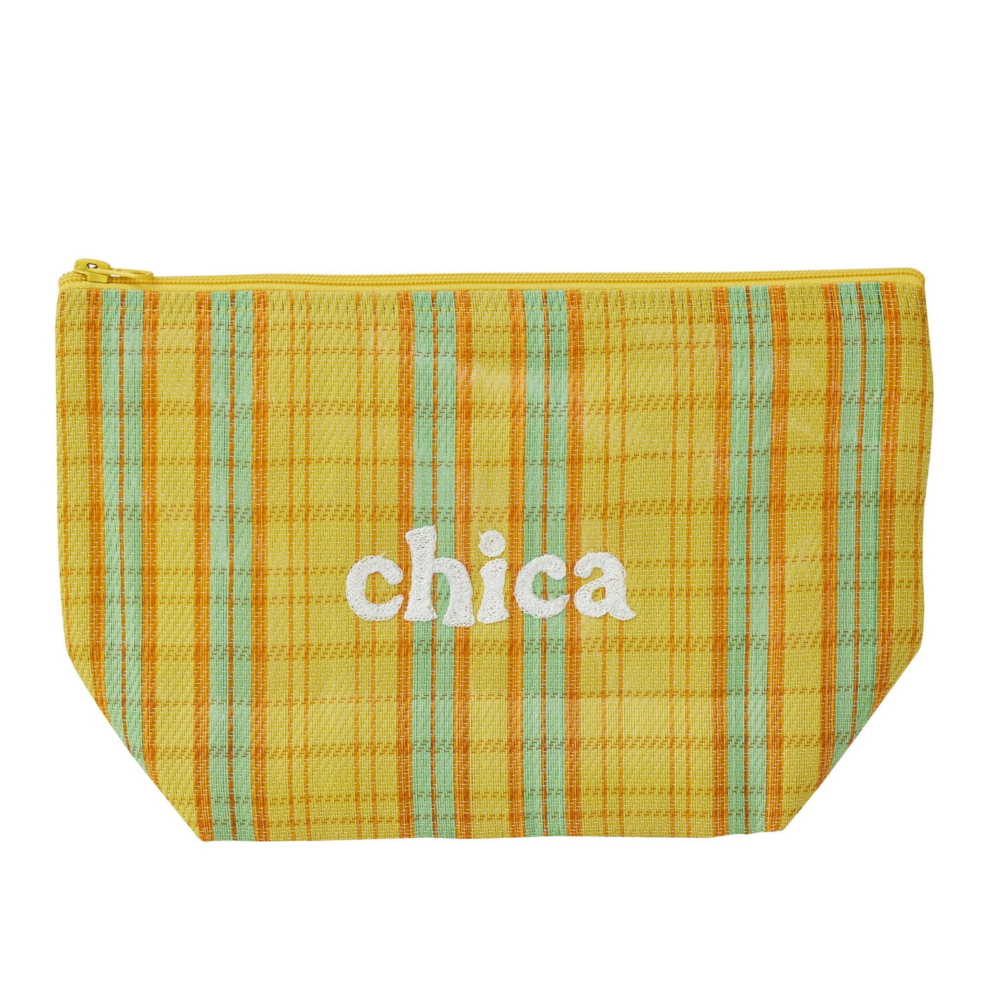 Chica Recycled Pouch  Yellow
