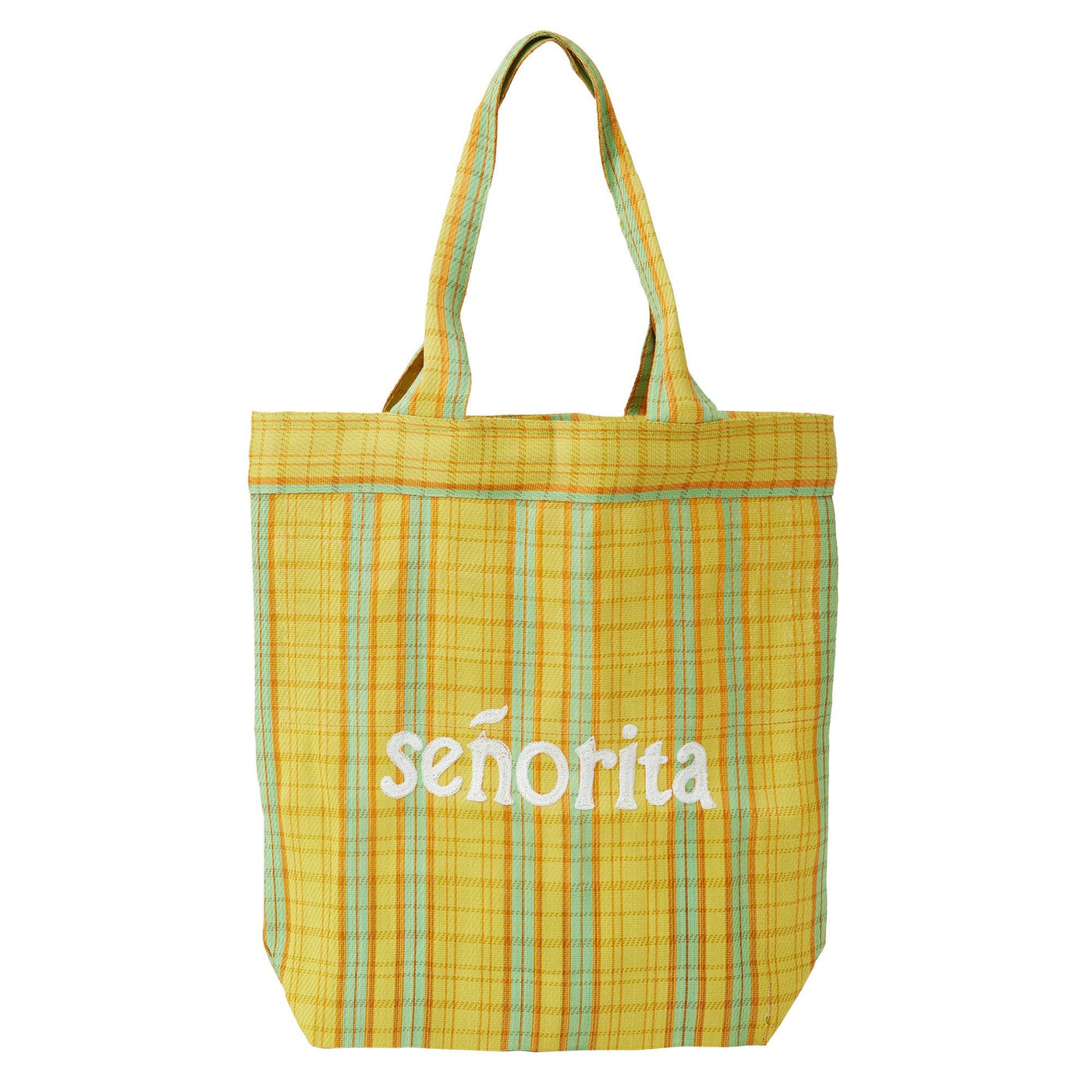 Senorita Recycled Tote  Yellow