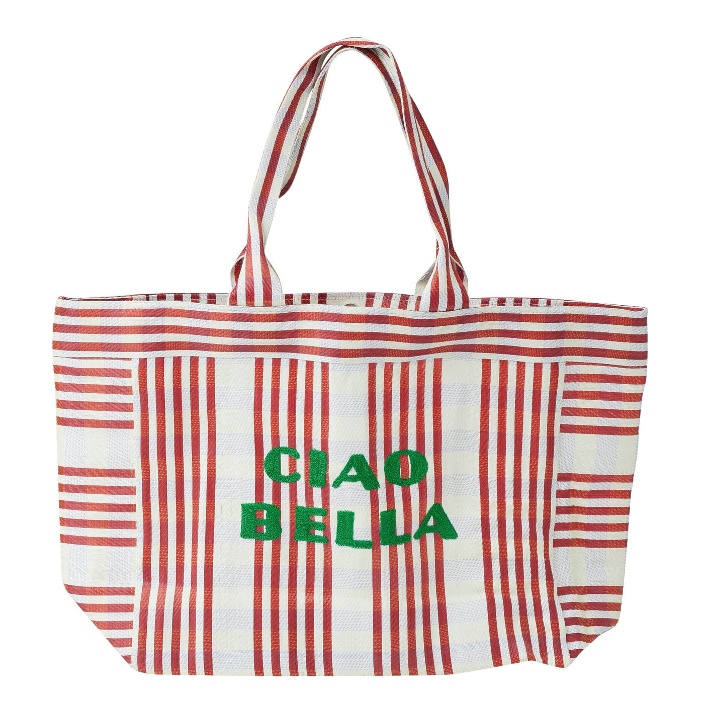 Ciao Recycled Lge Tote  Red