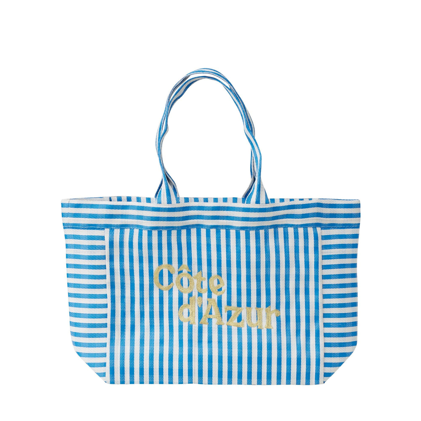 D'Azur Recycled Lge Tote  Blue