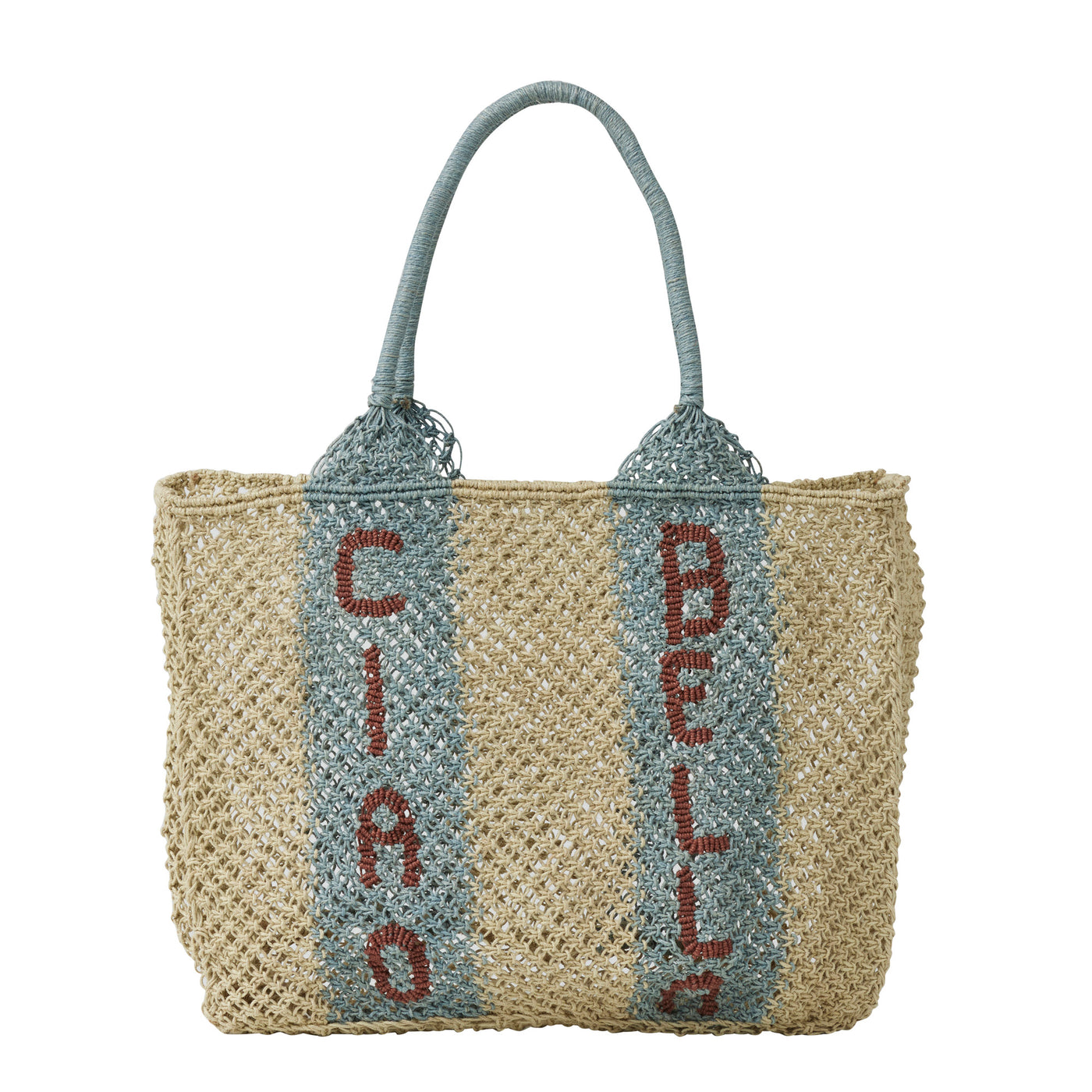 Ciao Bella Jute Tote Bag