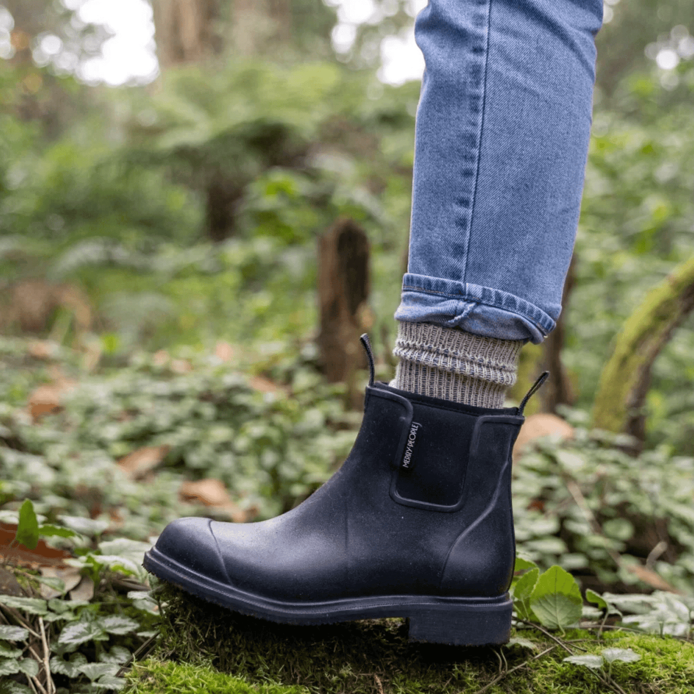 Merry People Bobbi Boot in Black/Black