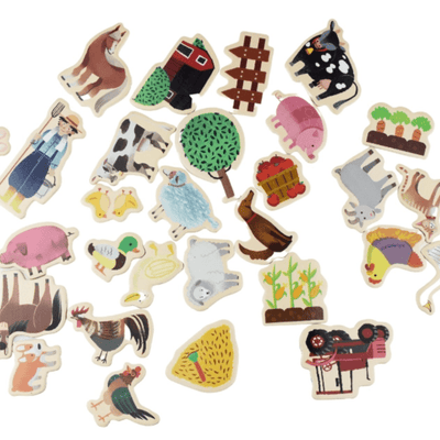 Fridge Friends Magnetic Farmyard and Animals