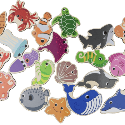 Fridge Friends Magnetic Sea Creatures Ocean Wonders 20Pcs