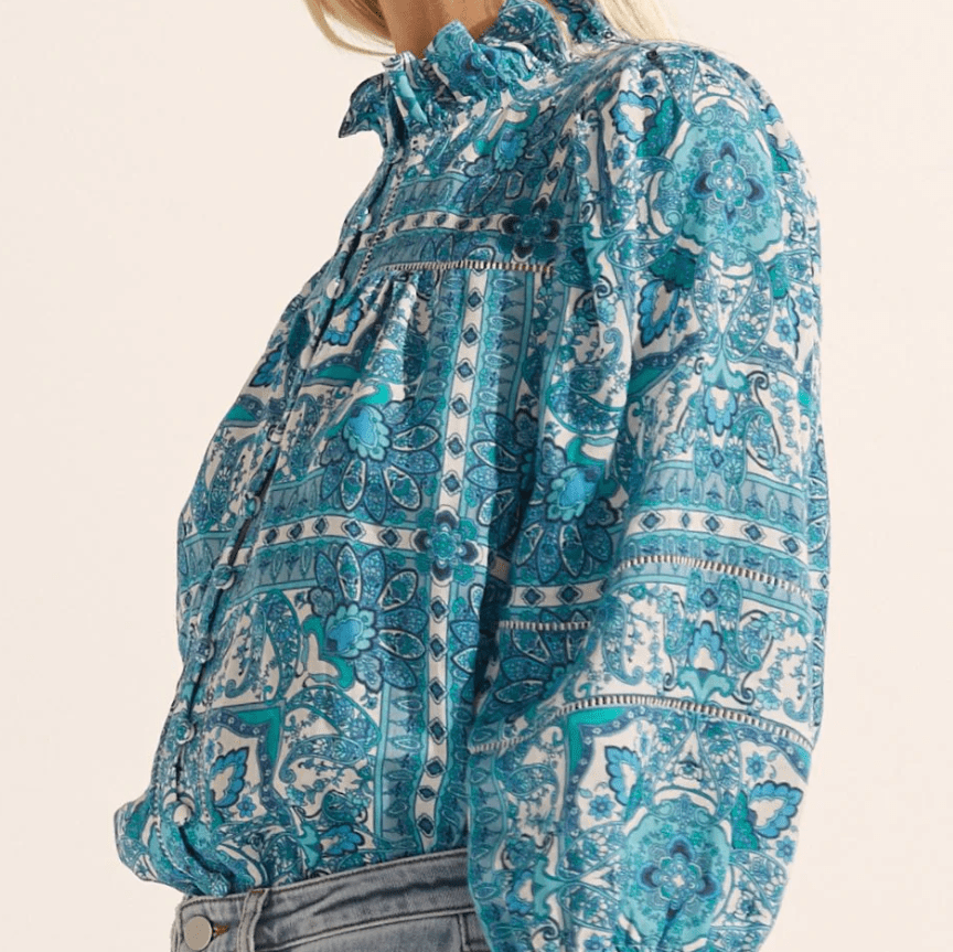 Zoe Kratzmann Wayfarer Top Sapphire Tile