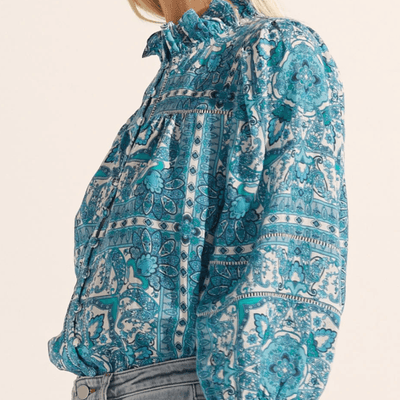 Zoe Kratzmann Wayfarer Top Sapphire Tile