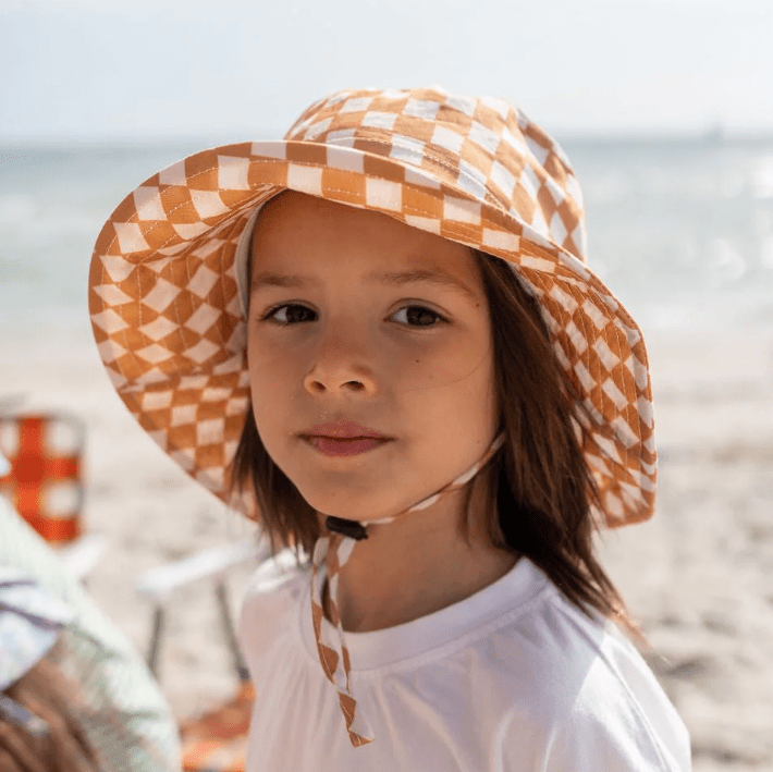 Acorn Kids Checkmate Wide Brim Bucket Hat