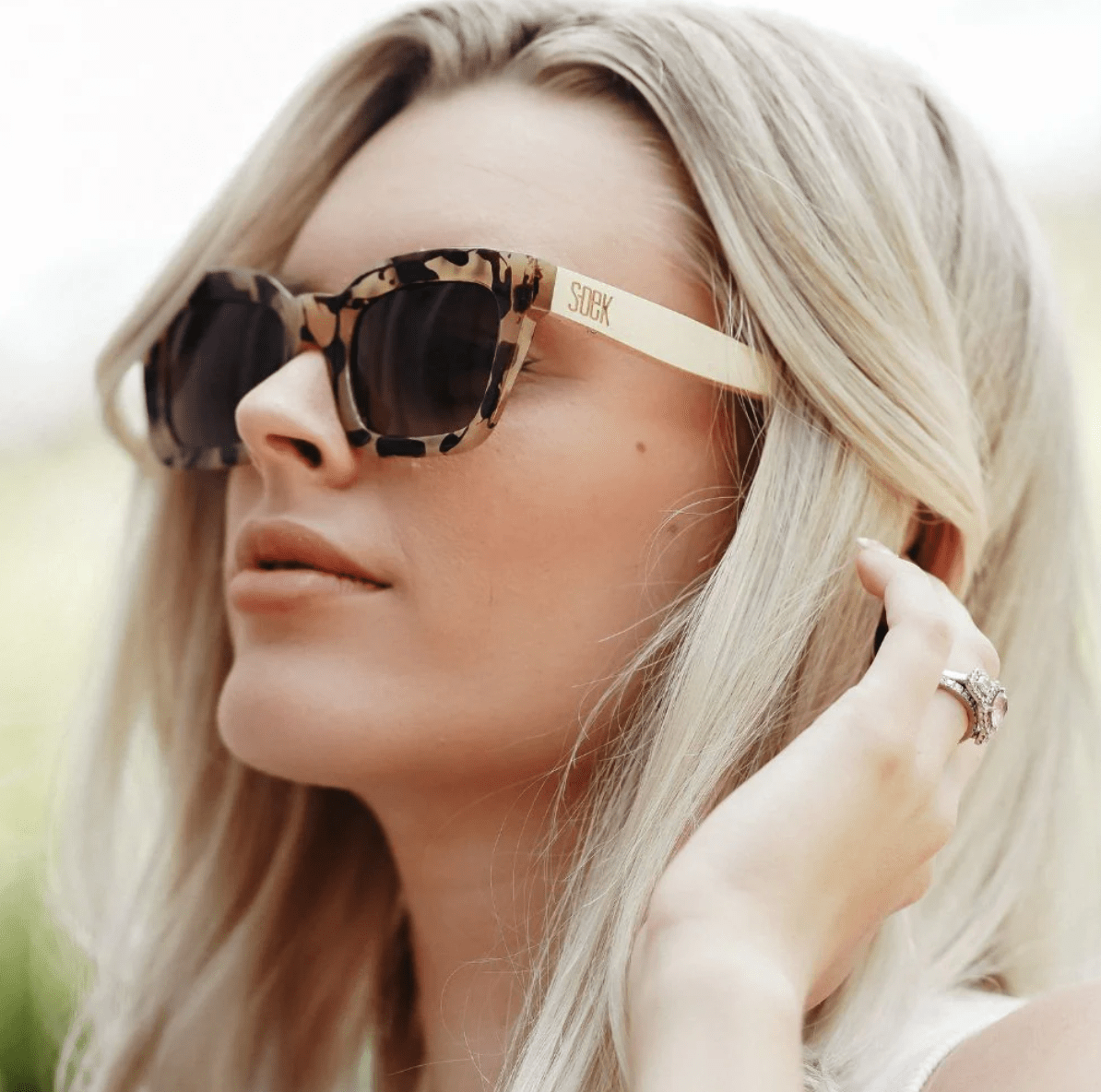Soek Zahra Opal Tort Sunglasses