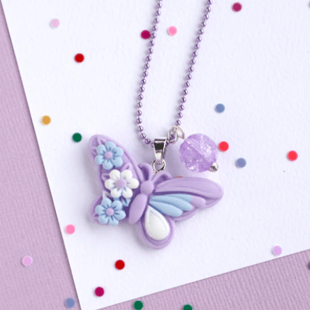 Lauren Hinkley Lavender Butterfly Necklace