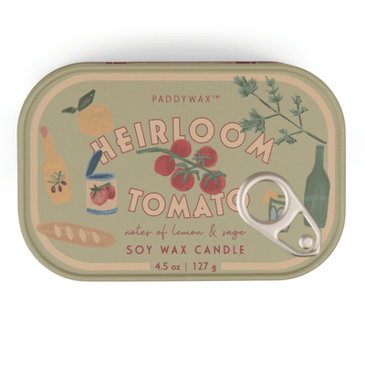 Bistro 4.5oz Tomato Printed Tin Heirloom Tomato