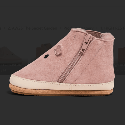 Pretty Brave Cosy Boot Dusky Pink