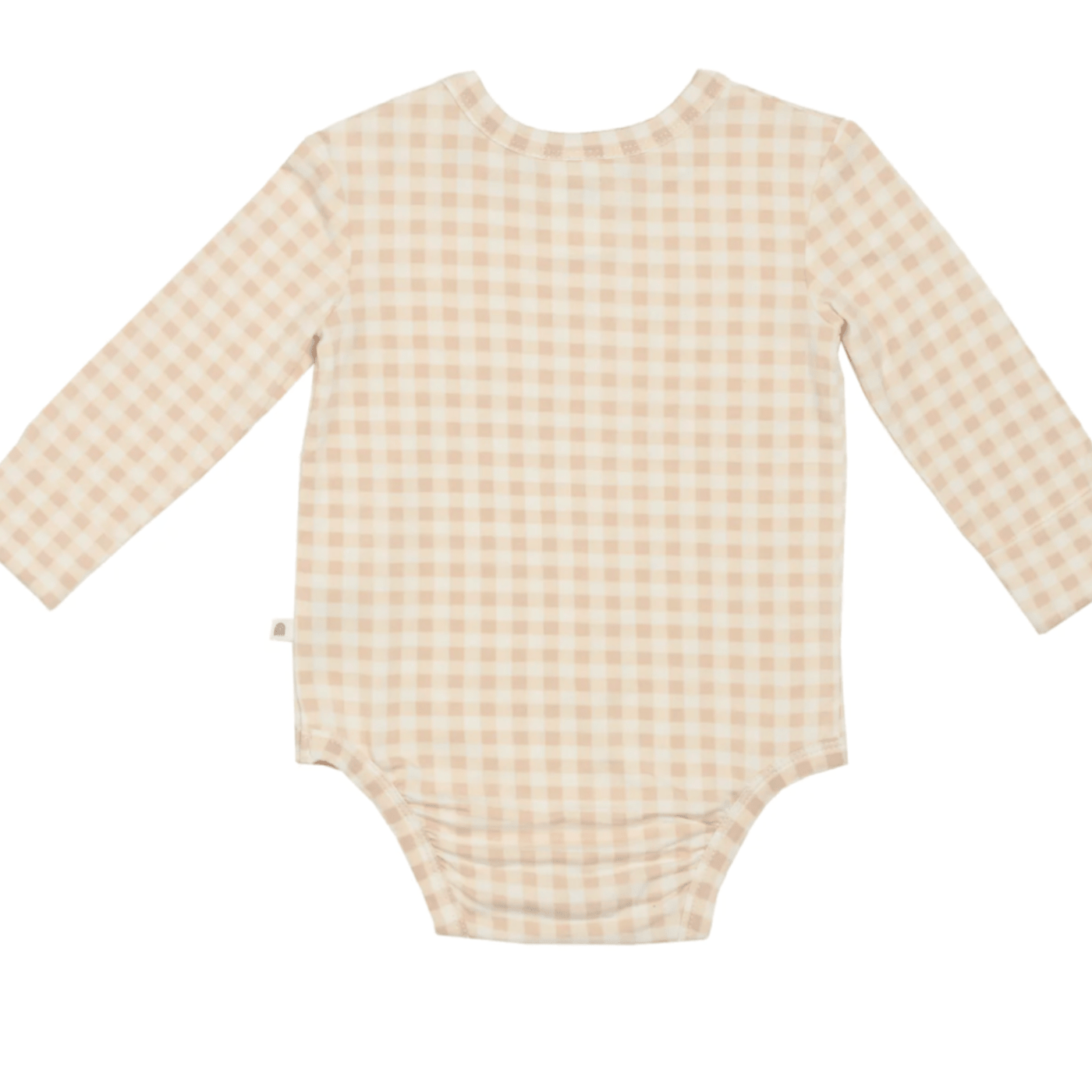Kynd Baby Comfy Bodysuit Long Sleeve Neutral Gingham
