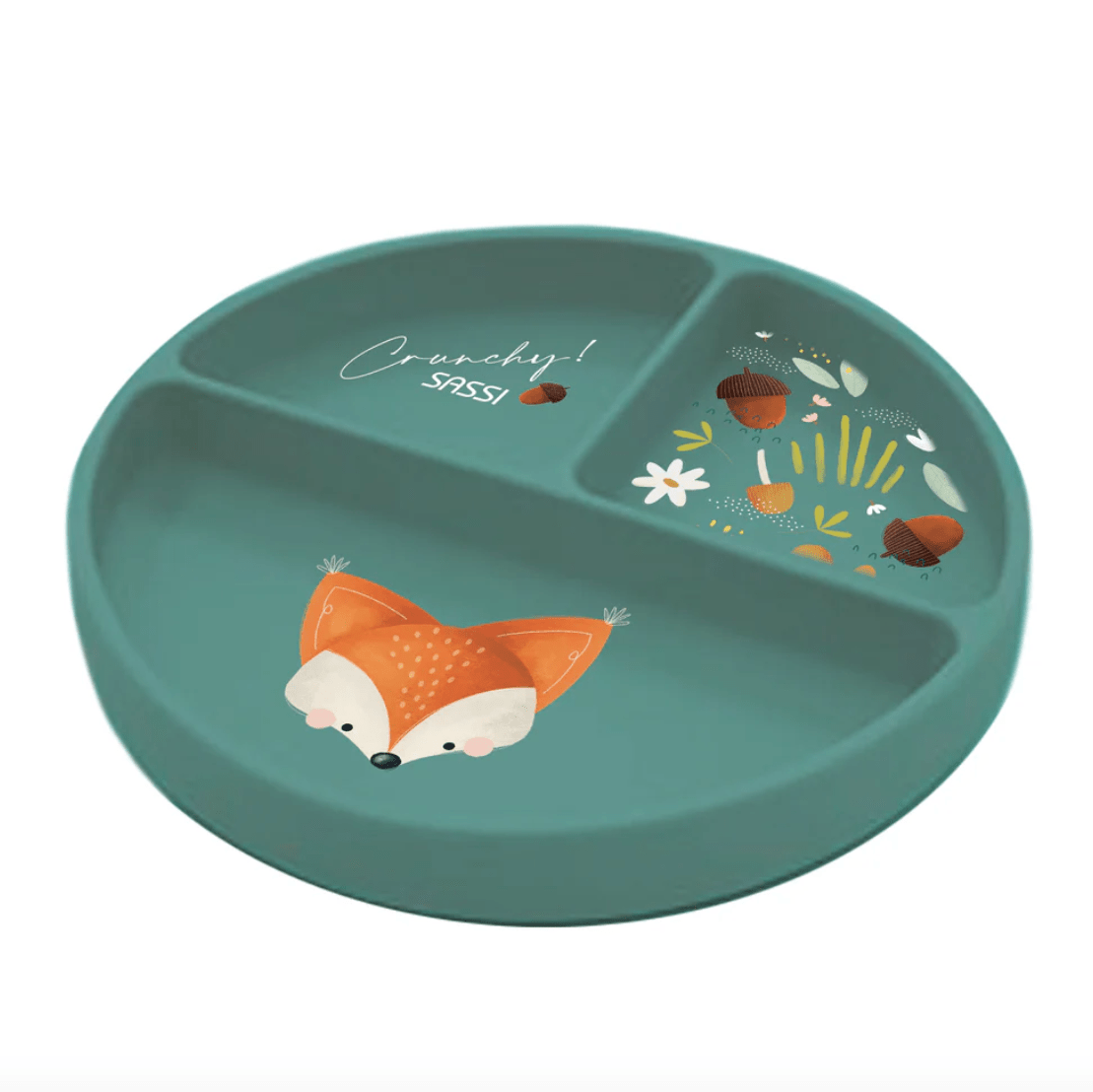 Sassi Silicone Meal Set - Crunchy The Fox