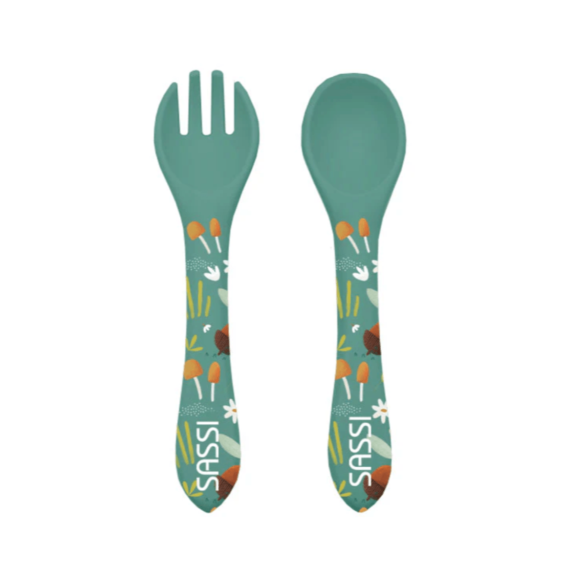 Sassi Silicone Cutlery Set - Crunchy The Fox