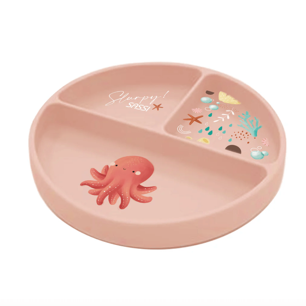 Sassi Silicone Meal Set - Slurpy The Octopus