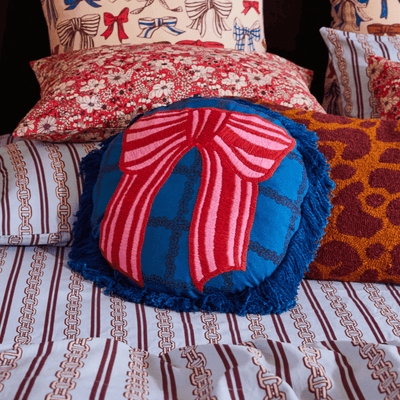 Sage and Clare Lottie Embroidered Cushion