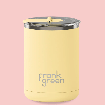 Frank Green 12oz Ceramic Coffee Cup with Hinged Lid