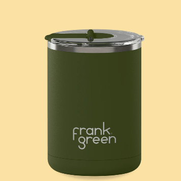 Frank Green 12oz Ceramic Coffee Cup with Hinged Lid