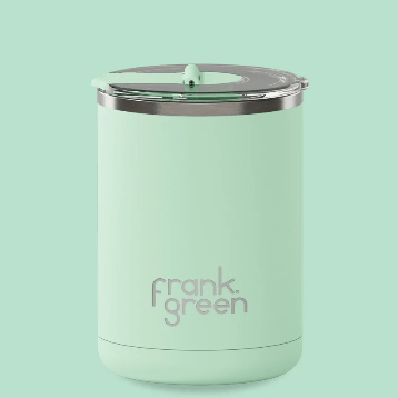 Frank Green 12oz Ceramic Coffee Cup with Hinged Lid
