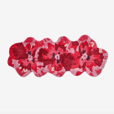 Bonnie & Neil Pansy Pink Long Bath Mat