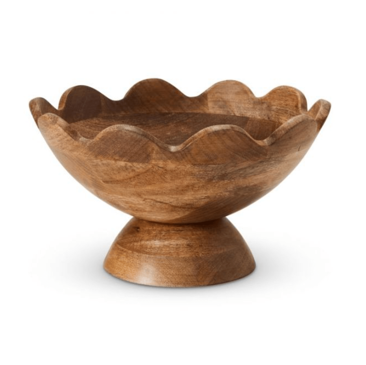 Luca Scalloped Pedestal Bowl