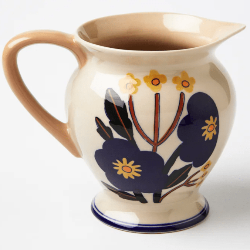 Jones and Co Pitcher Blue Bloom