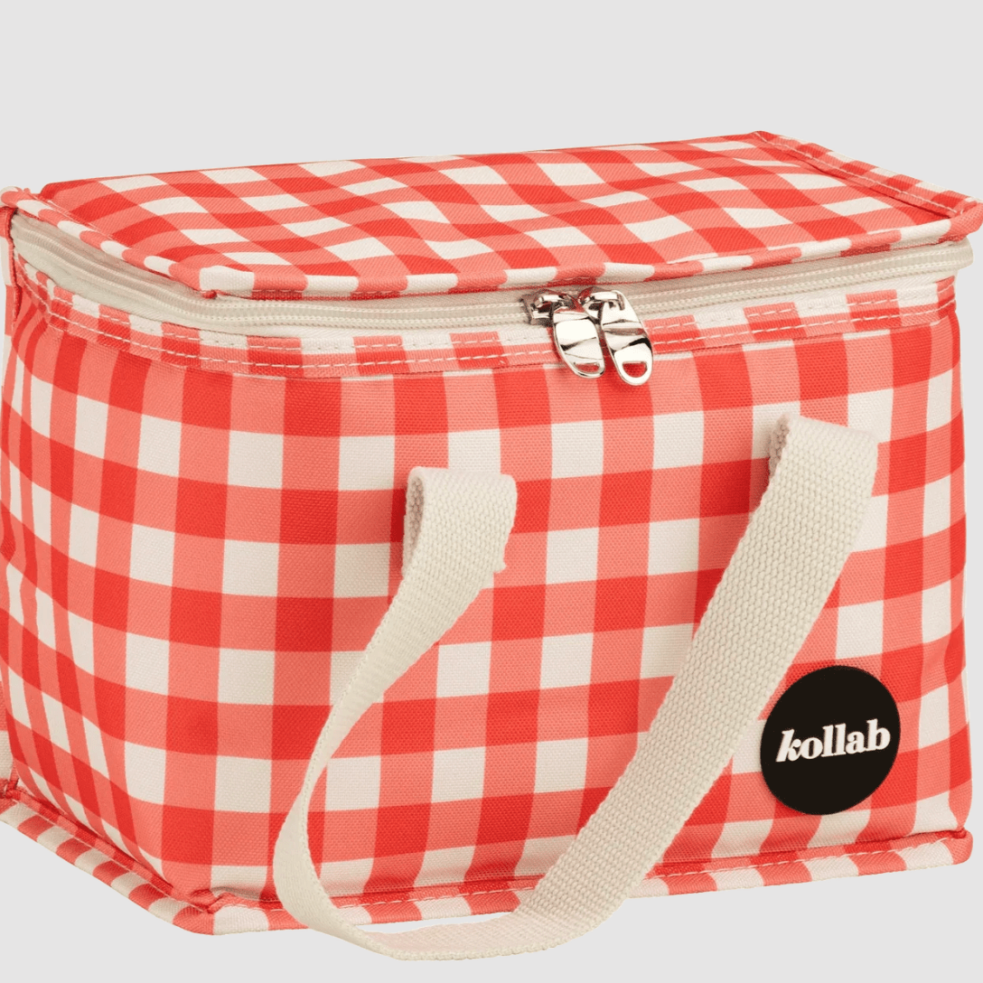 Kollab Lunch Box Red Check