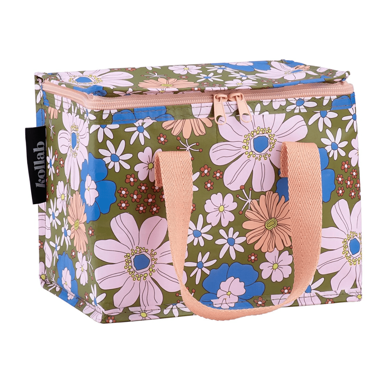Kollab Lunch Box Blue Flowers