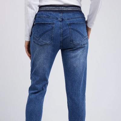 Elm Melody Denim Jogger Dusty Blue