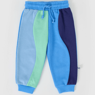 Goldie + Ace Rio Wave Terry Sweatpant Ocean Blue
