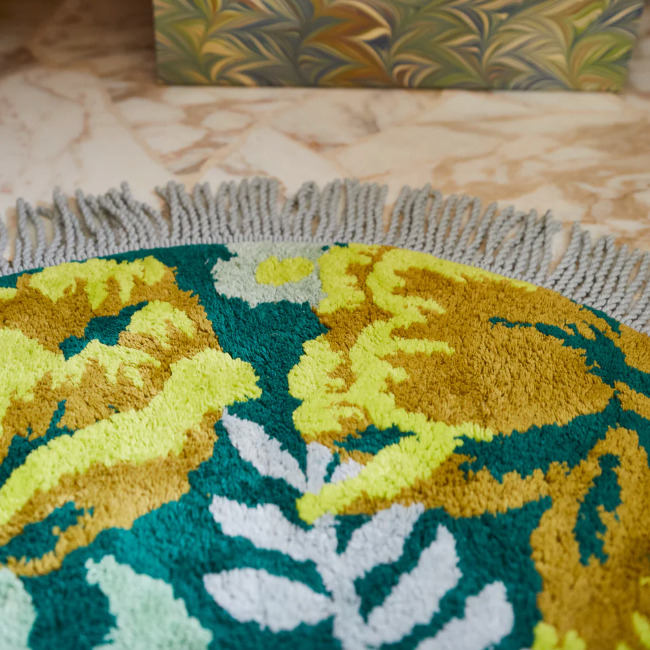 Sage and Clare Margot Round Bath Mat