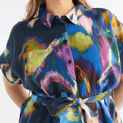 Elk the Label Vaara Print Lato Dress