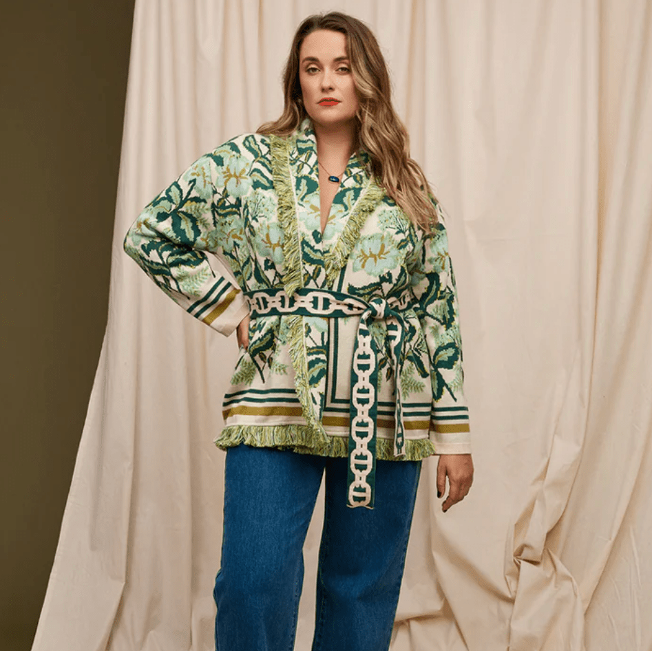 Sage and Clare Margot Jacquard Jacket
