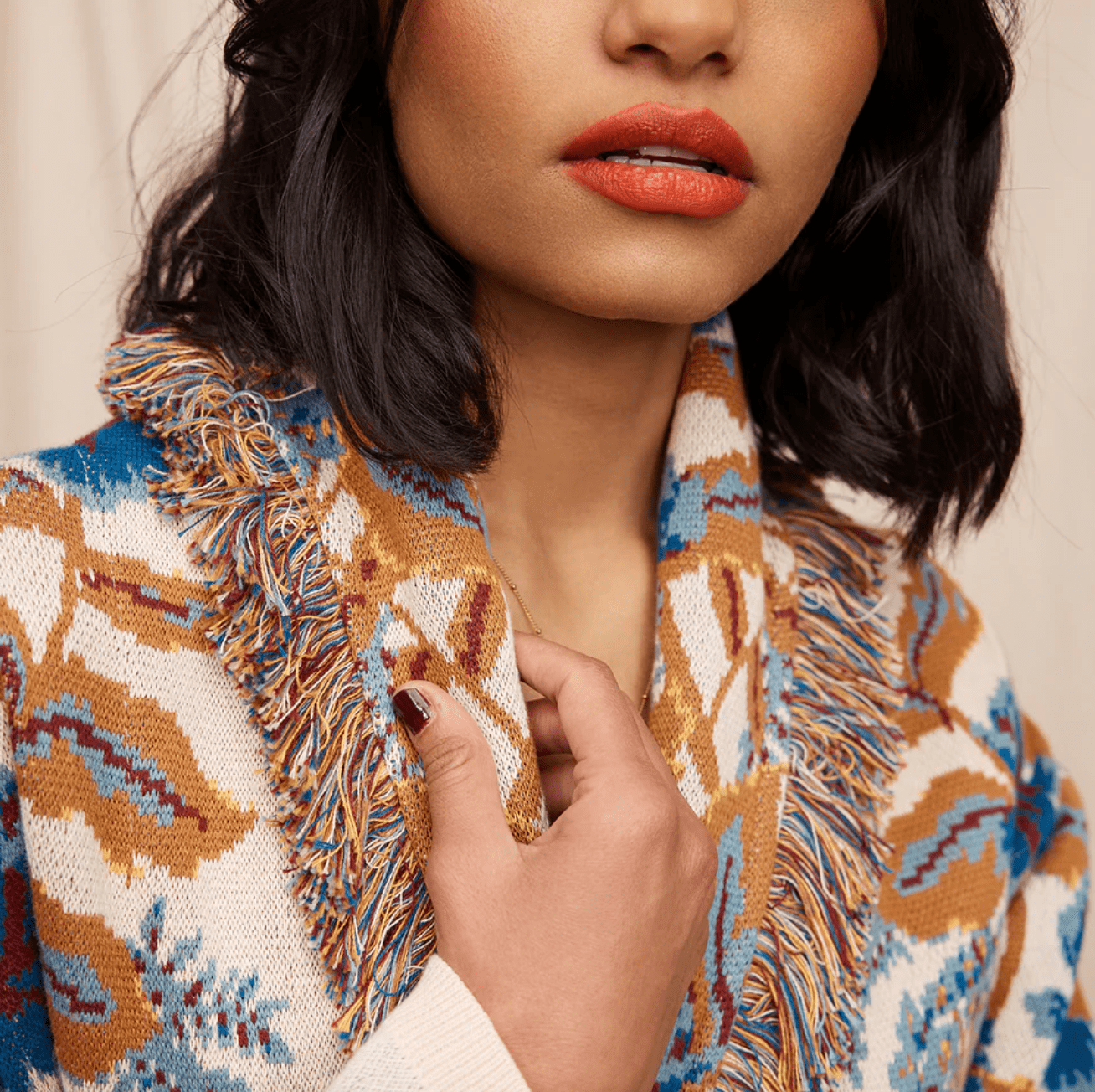 Sage and Clare Odette Jacquard Jacket