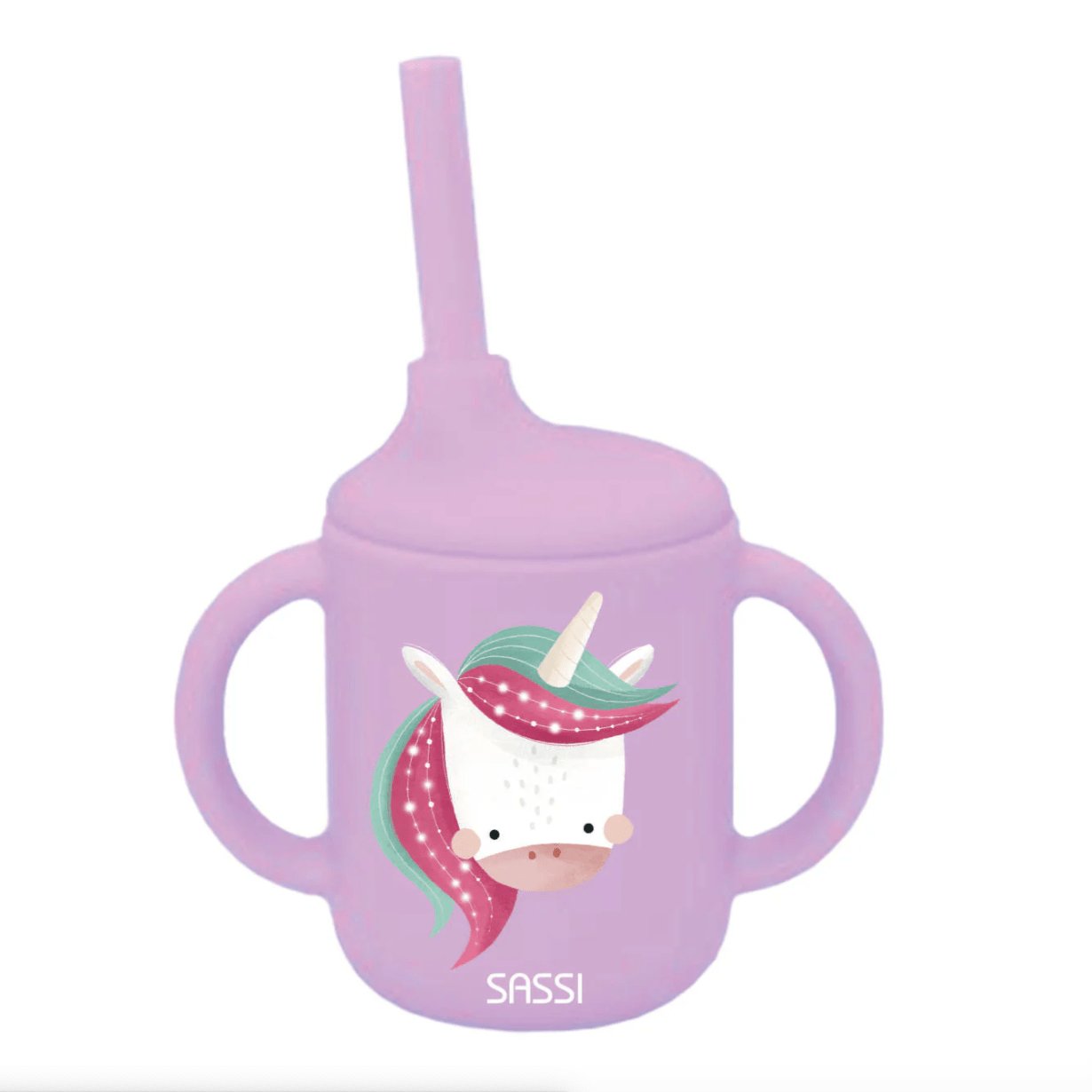 Sassi Silicone Sippy Cup Sparkly the Unicorn